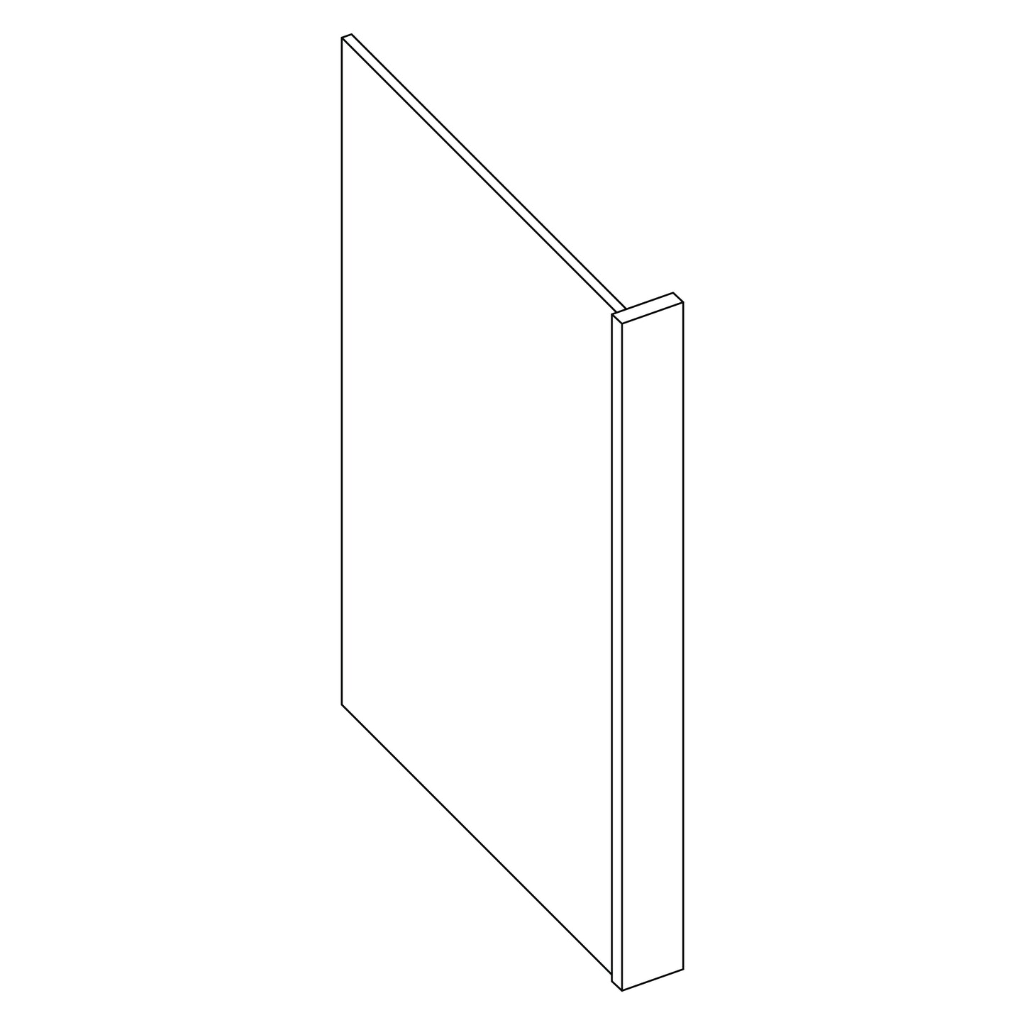 SHAKER SERIES DISH WASHER END PANEL