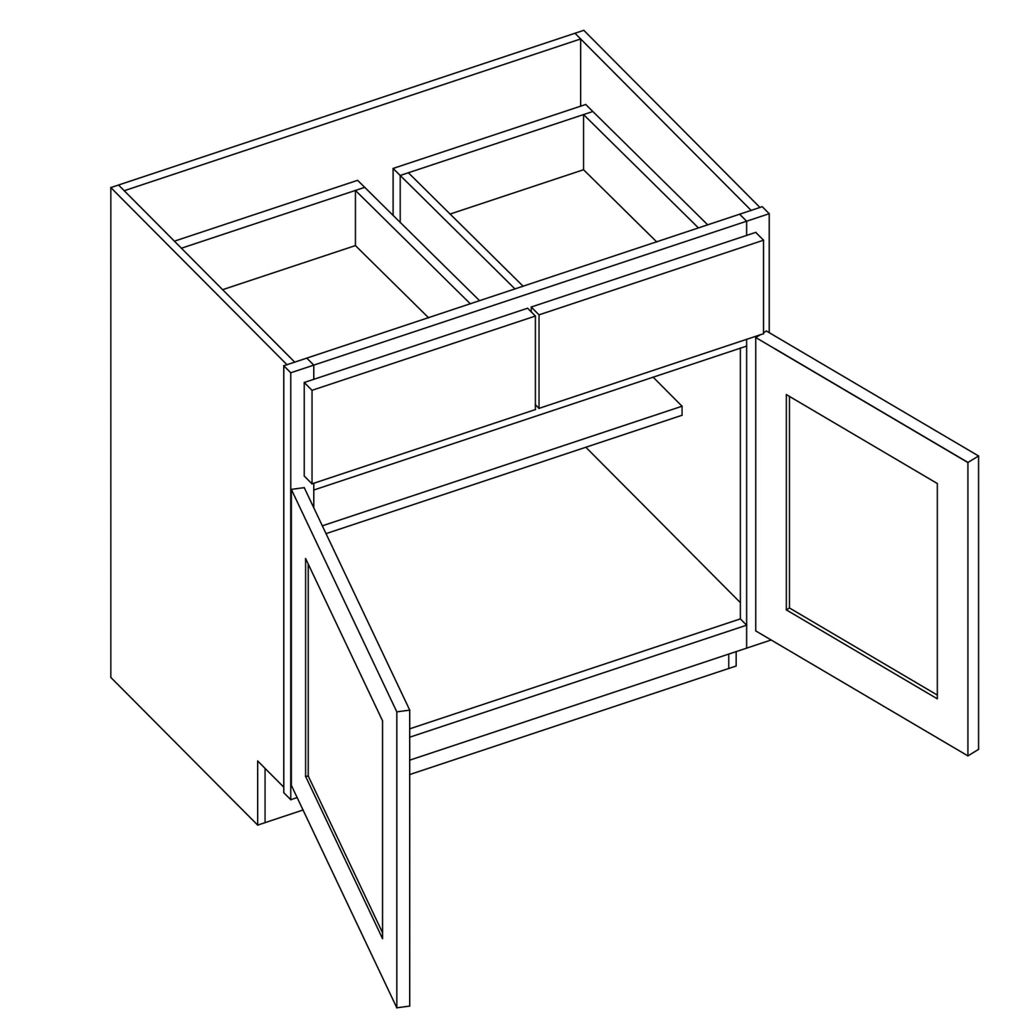 BUILDER SERIES DOUBLE DOOR BASE 30